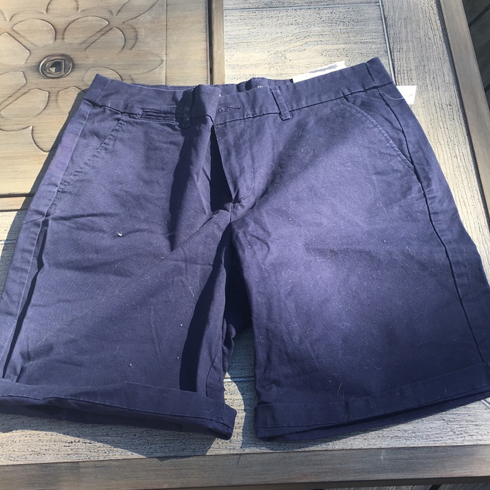 Gap Boyfriend Roll Up Navy Short
